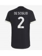 Juventus Mattia De Sciglio #2 Ausweichtrikot 2023-24 Kurzarm